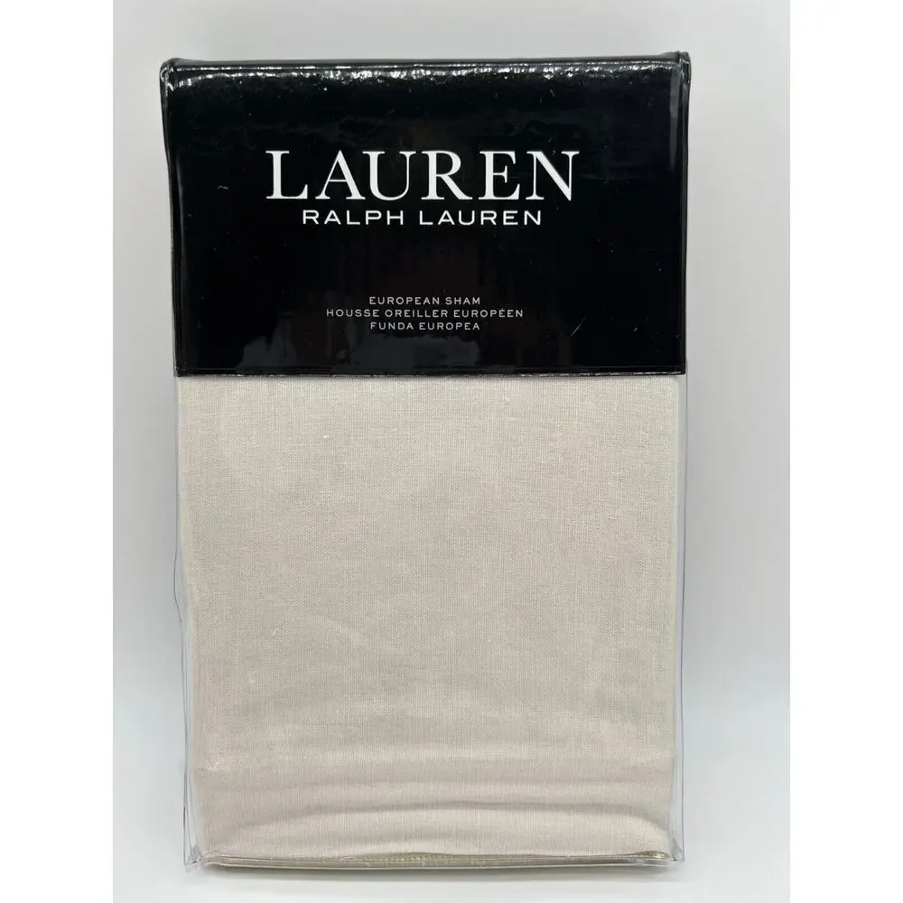 Lauren Ralph Lauren Estella Paisley One Euro Sham Classic Cream $170 NWT.